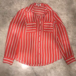 Express Original Fit Portofino Striped Shirt
